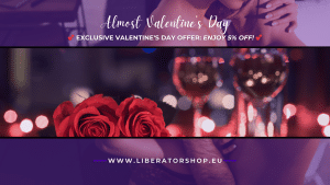 As the season of love blossoms, we at Liberatorshop.eu are thrilled to play a part in your Valentine's Day celebration. With just two days left until the most romantic day of the year, we're sending a little love your way with an exclusive offer crafted just for you and your beloved.