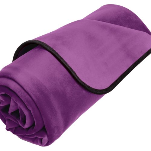 Fascinator Throw Mini by Liberator in purple – compact waterproof blanket